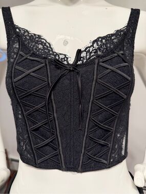 Bustier cropped cami top/corset